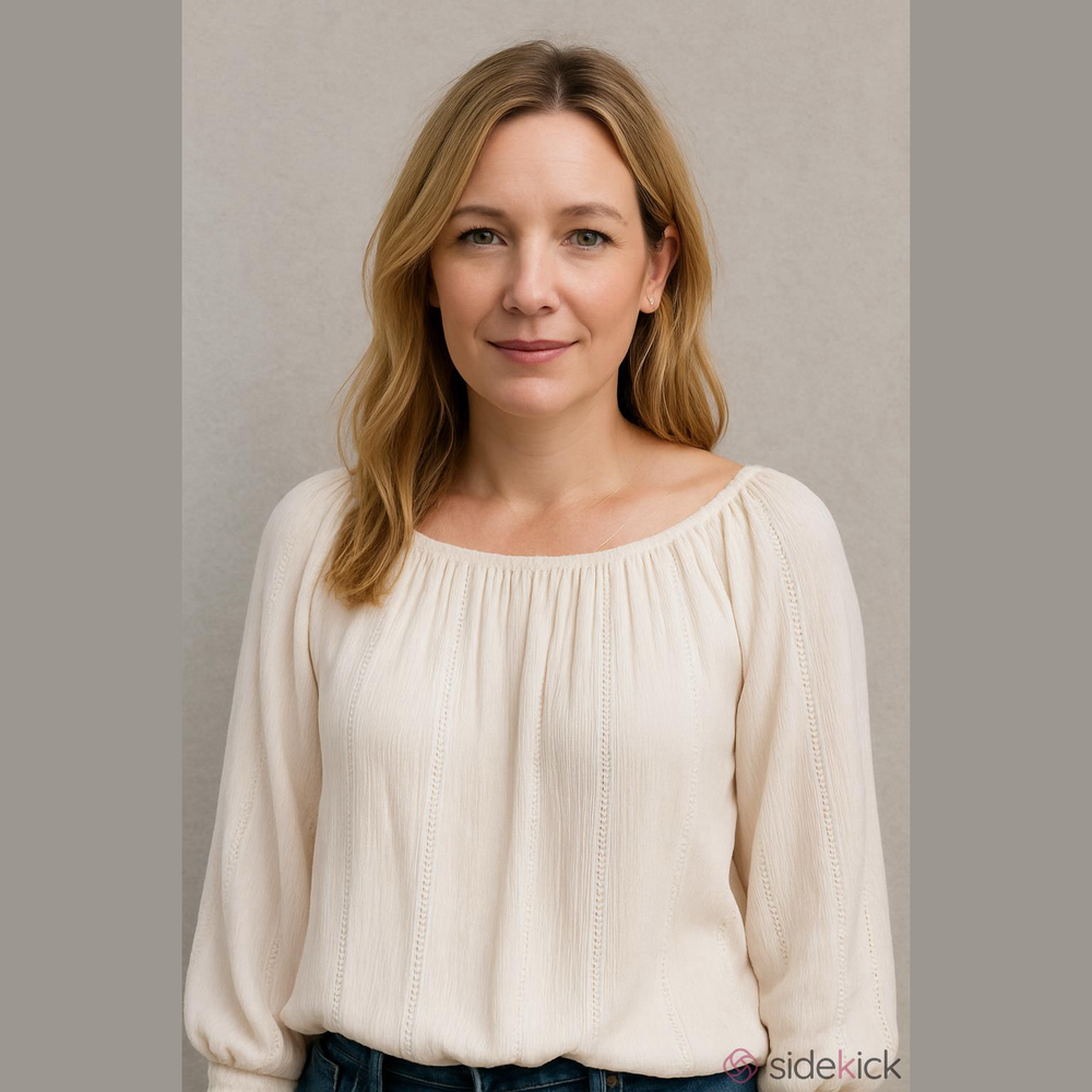 Elegant Karan Kane White Women's Blouse